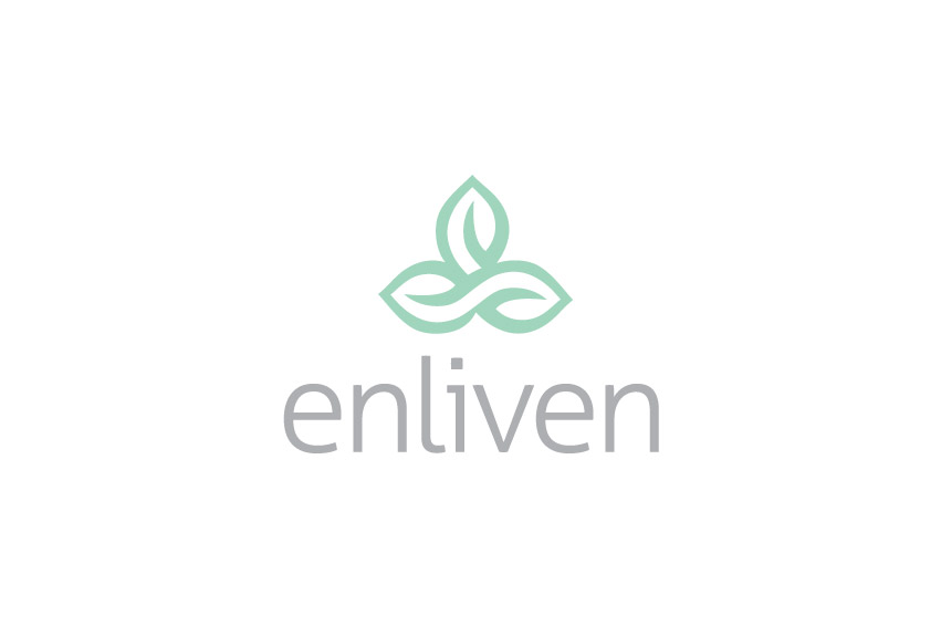 Enliven_logo_design_yoga_wellness_tran_creative_graphic_design