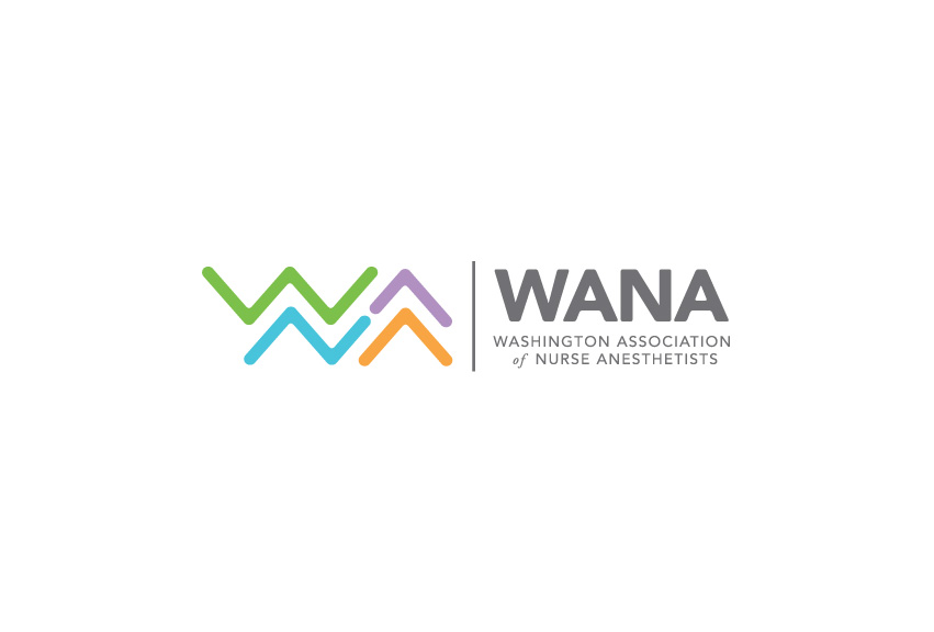 WANA_washington_association_of_nurse_anesthetists_tran_creative_logo_design