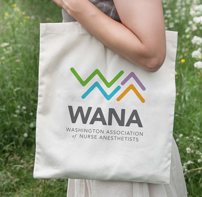 bag graphic design for WANA